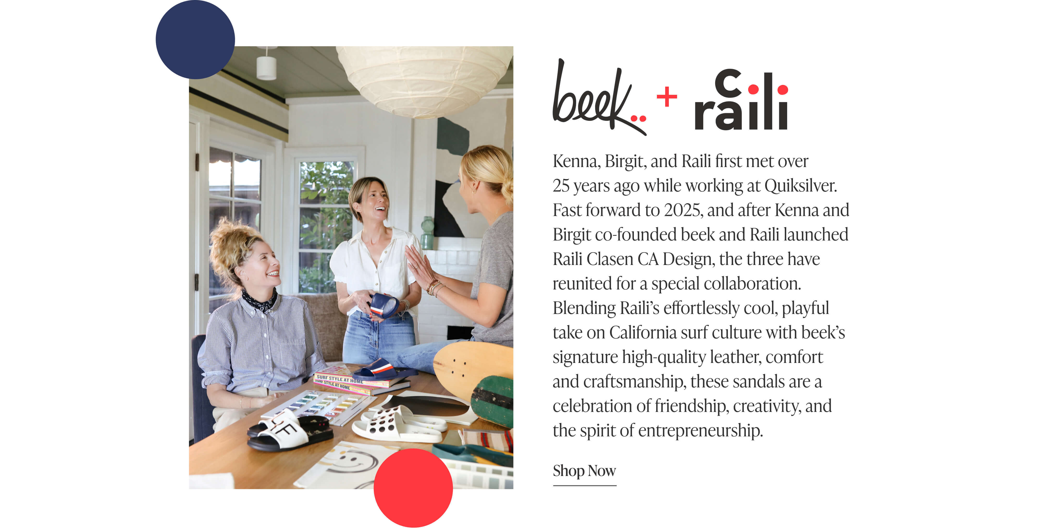 Raili with Birgit and Kenna designing the Railibird with their story of friendship and collaboration