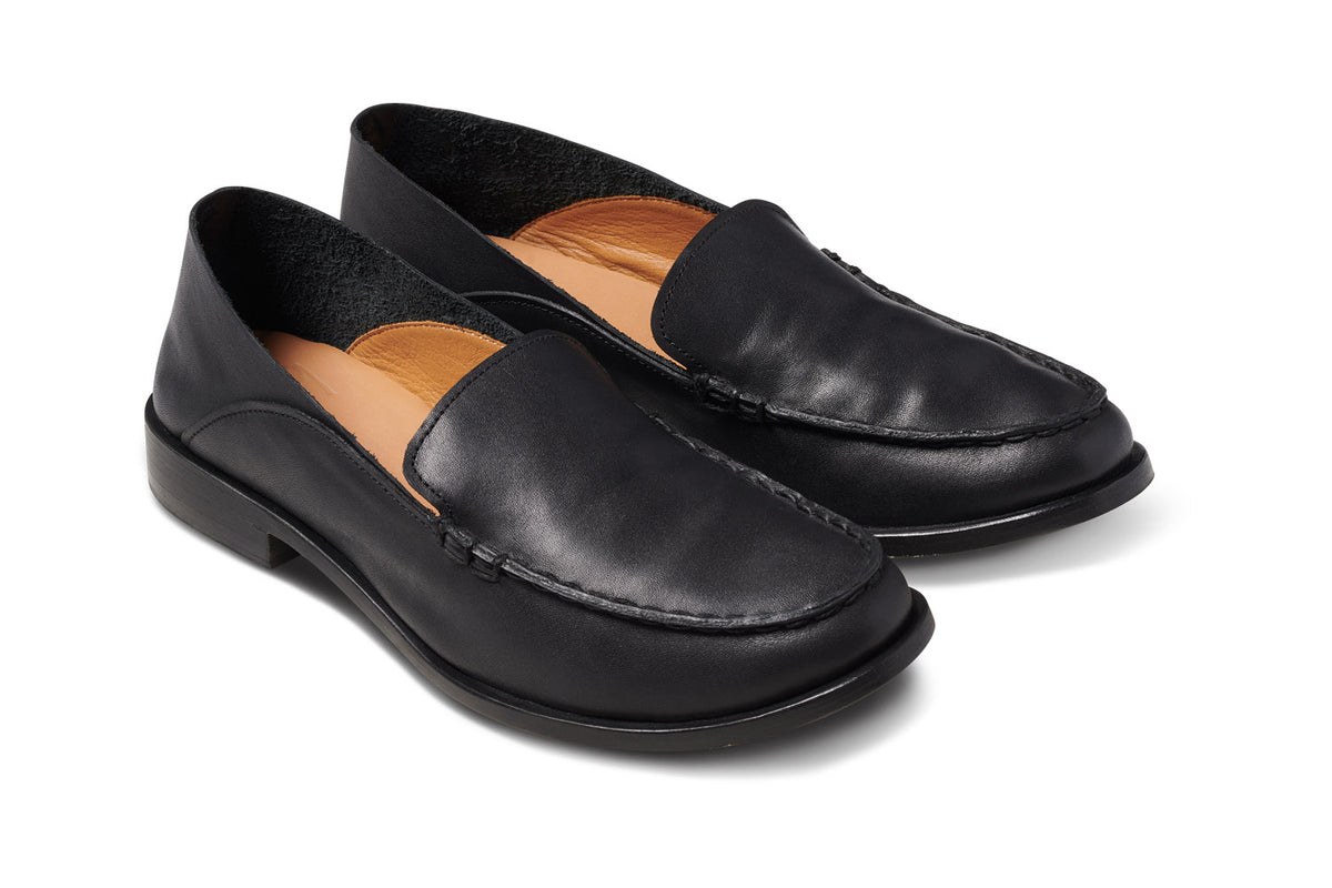 Loafer Solovair Black Leather Tassle Loafer | Pyne & Smith main image 3