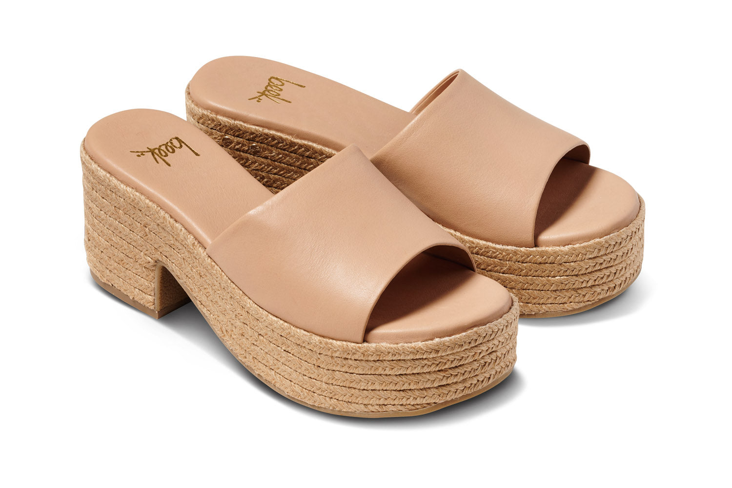 Prinia Jute Platform Heeled Sandal Beach beek