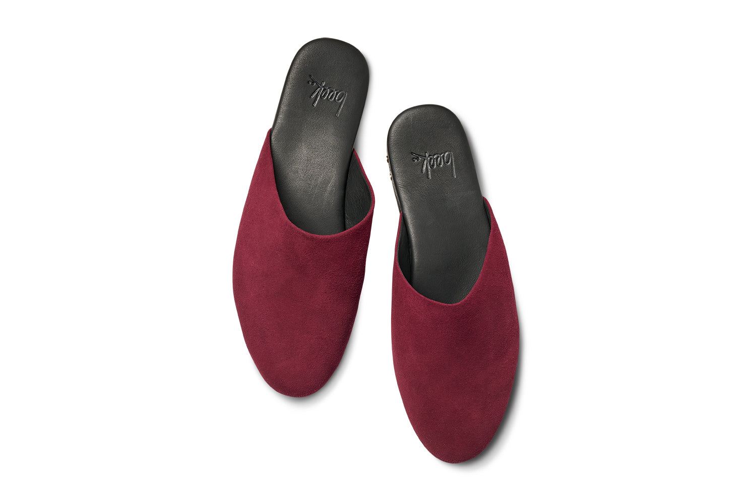 Siskin suede mule in port - product top shot