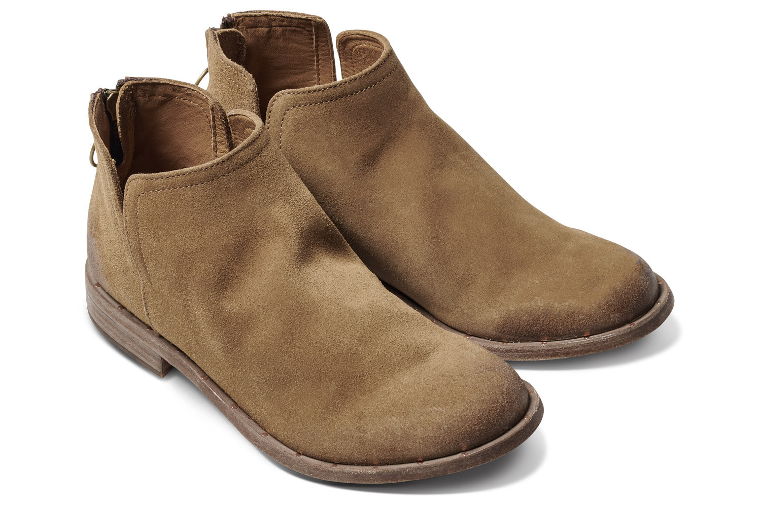 FALCON Chestnut Ankle Suede Boots