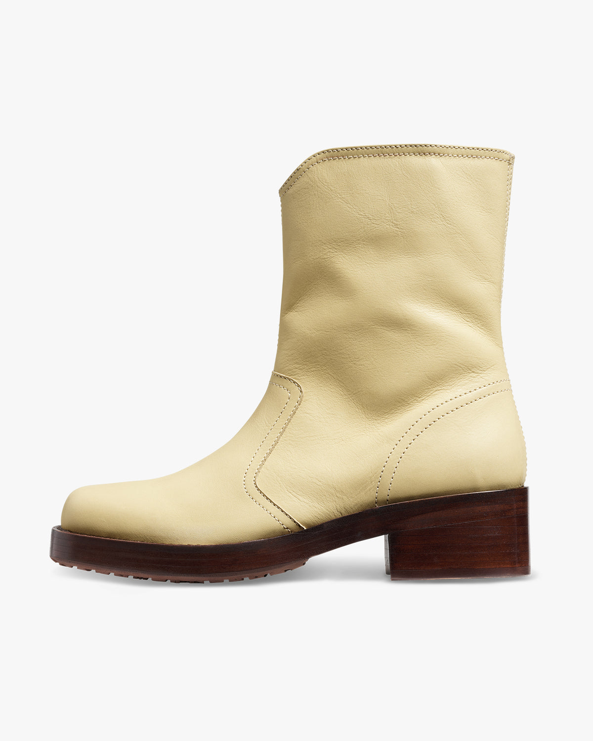 RIDER BOOT - Eggshell