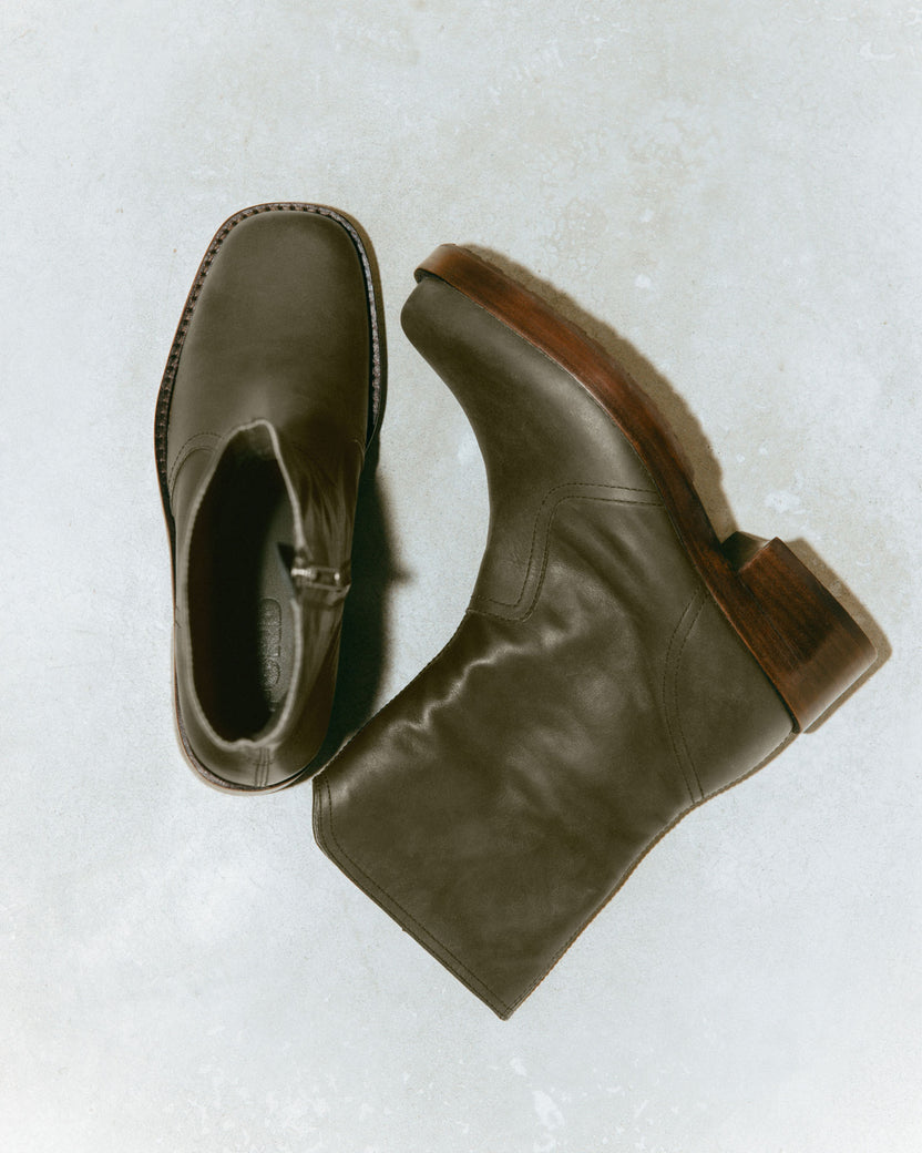 RIDER BOOT - Olive