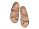 Auklet leather strappy toe-ring sandal in beach - product top shot