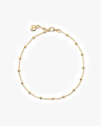 Beach anklet in gold product shot