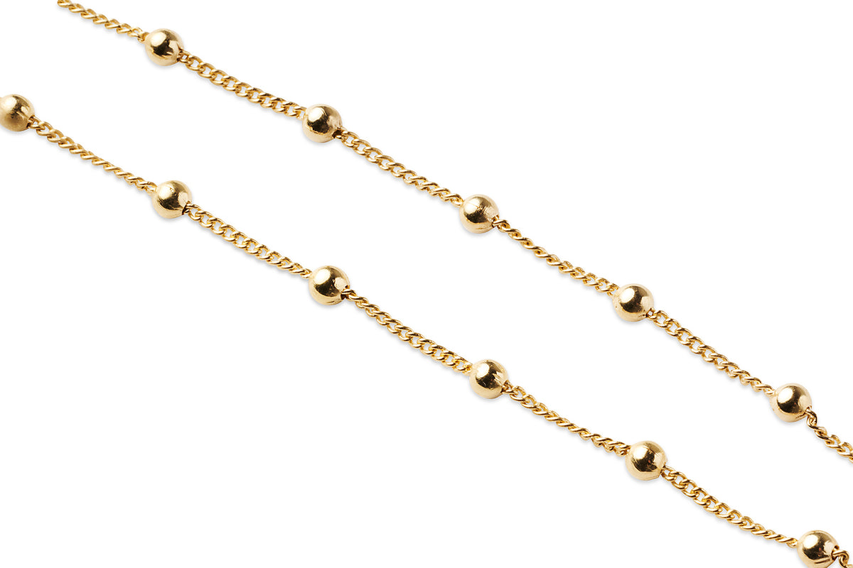 Bead Anklet - Gold