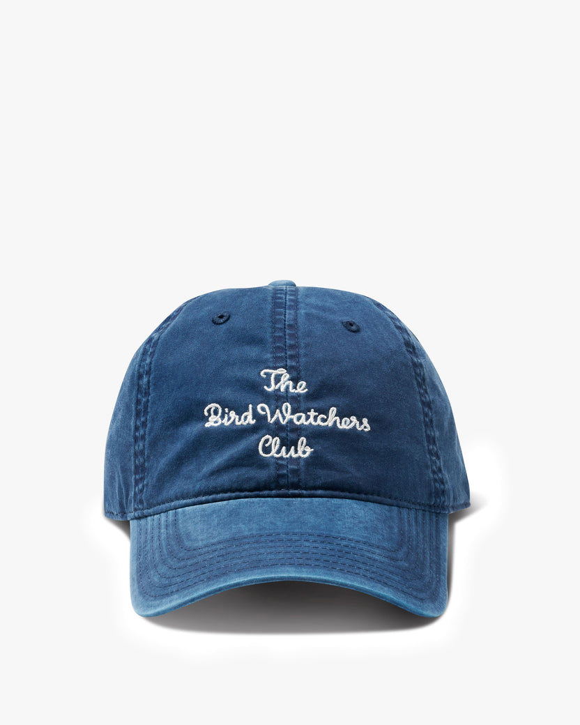 Bird Watchers Club hat in navy - product front shot