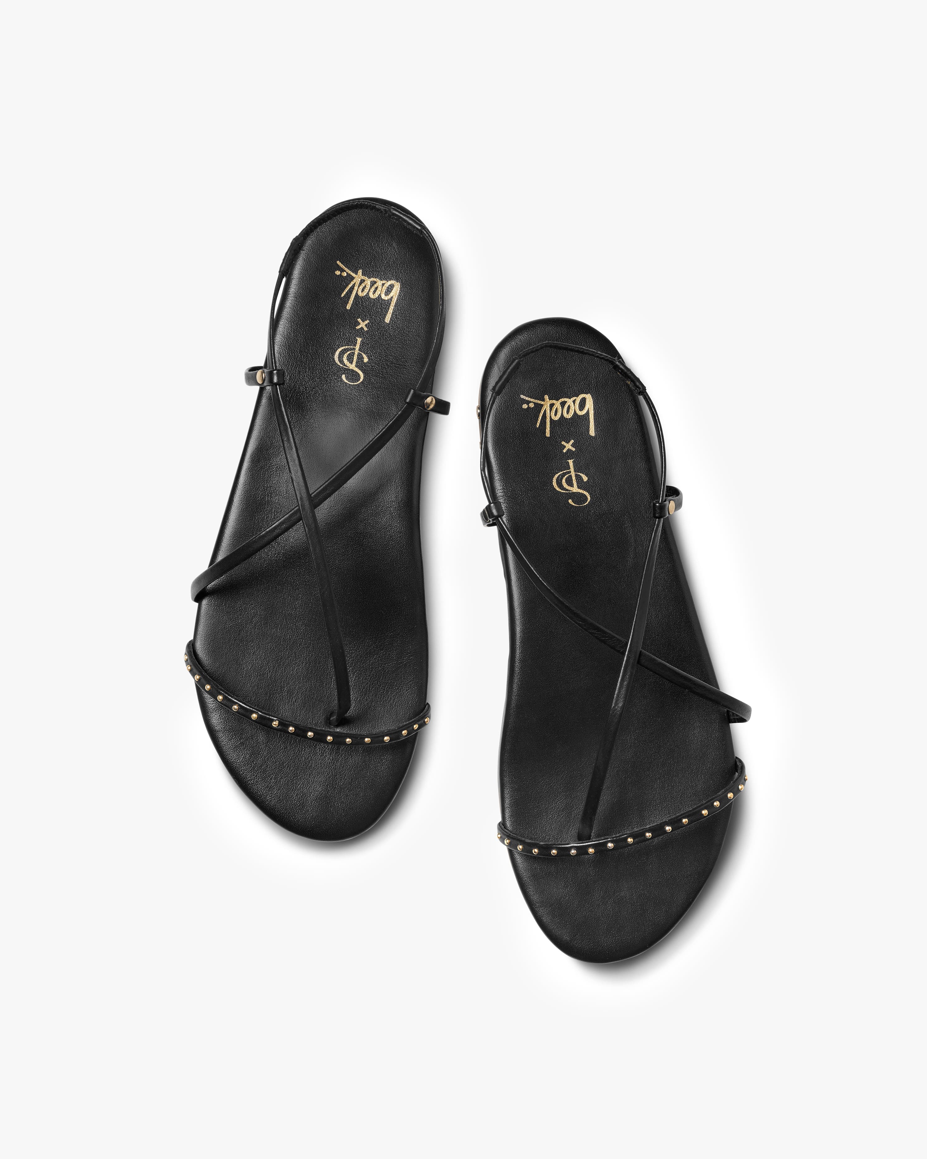Bitsybird Leather Sandal - Black | beek