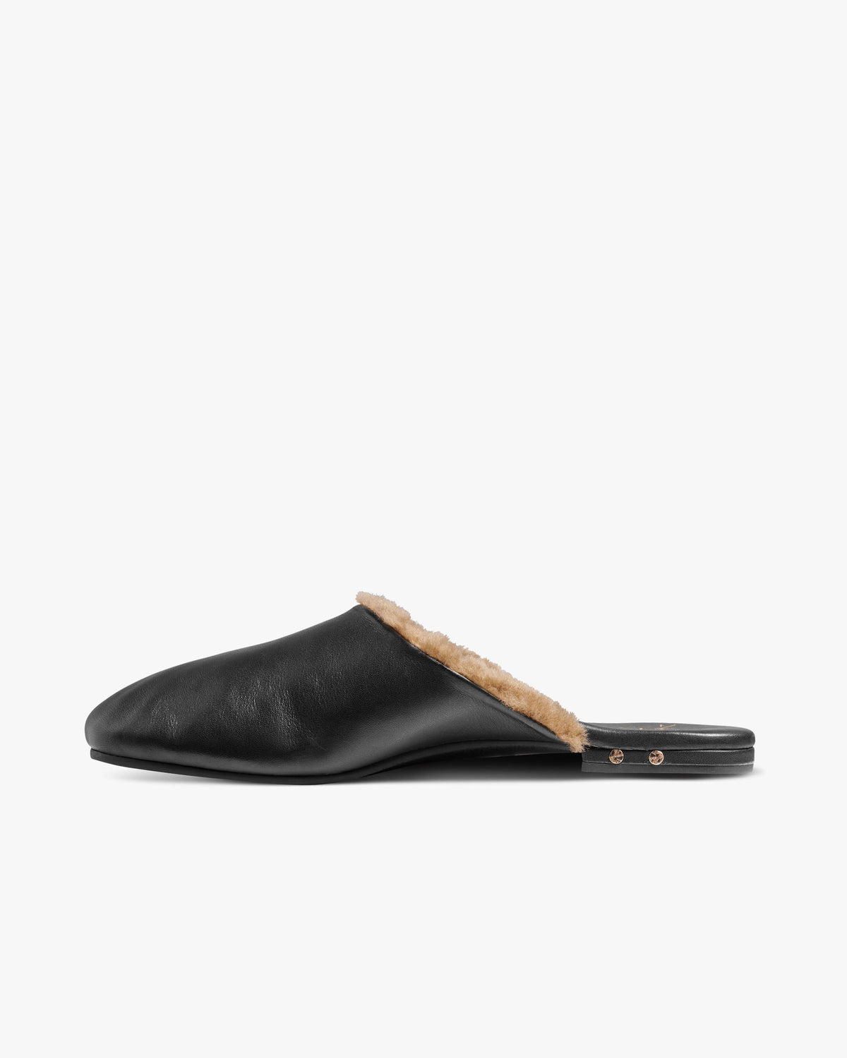BLACKBIRD SHEARLING - Black