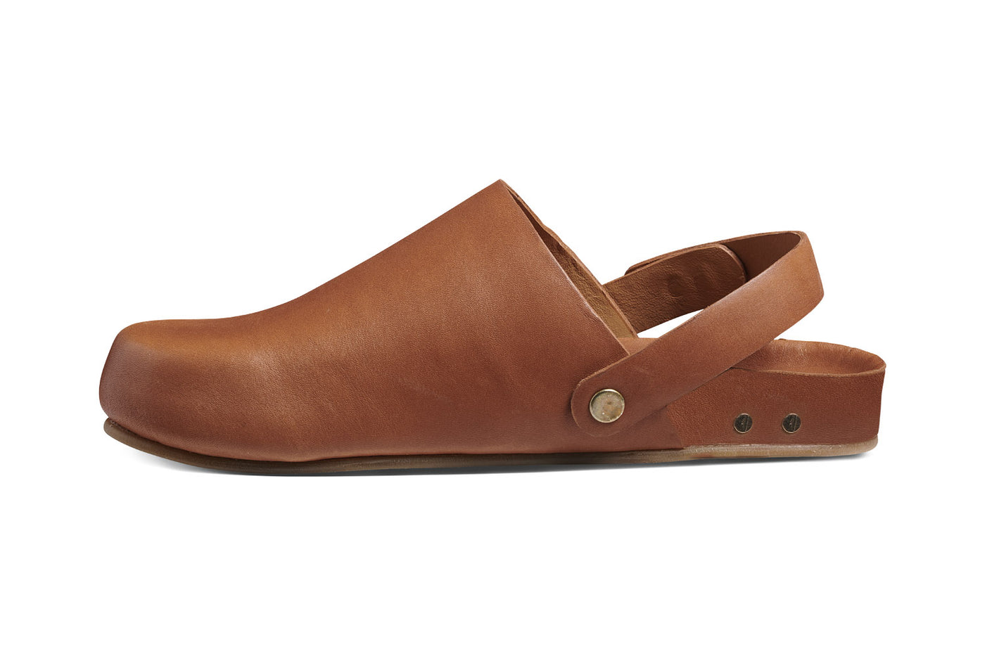 Brant Leather Mules - Tan | beek