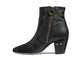 Catbird leather boots in black - product side shot