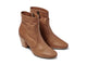 Catbird leather boots in tan - product angle shot