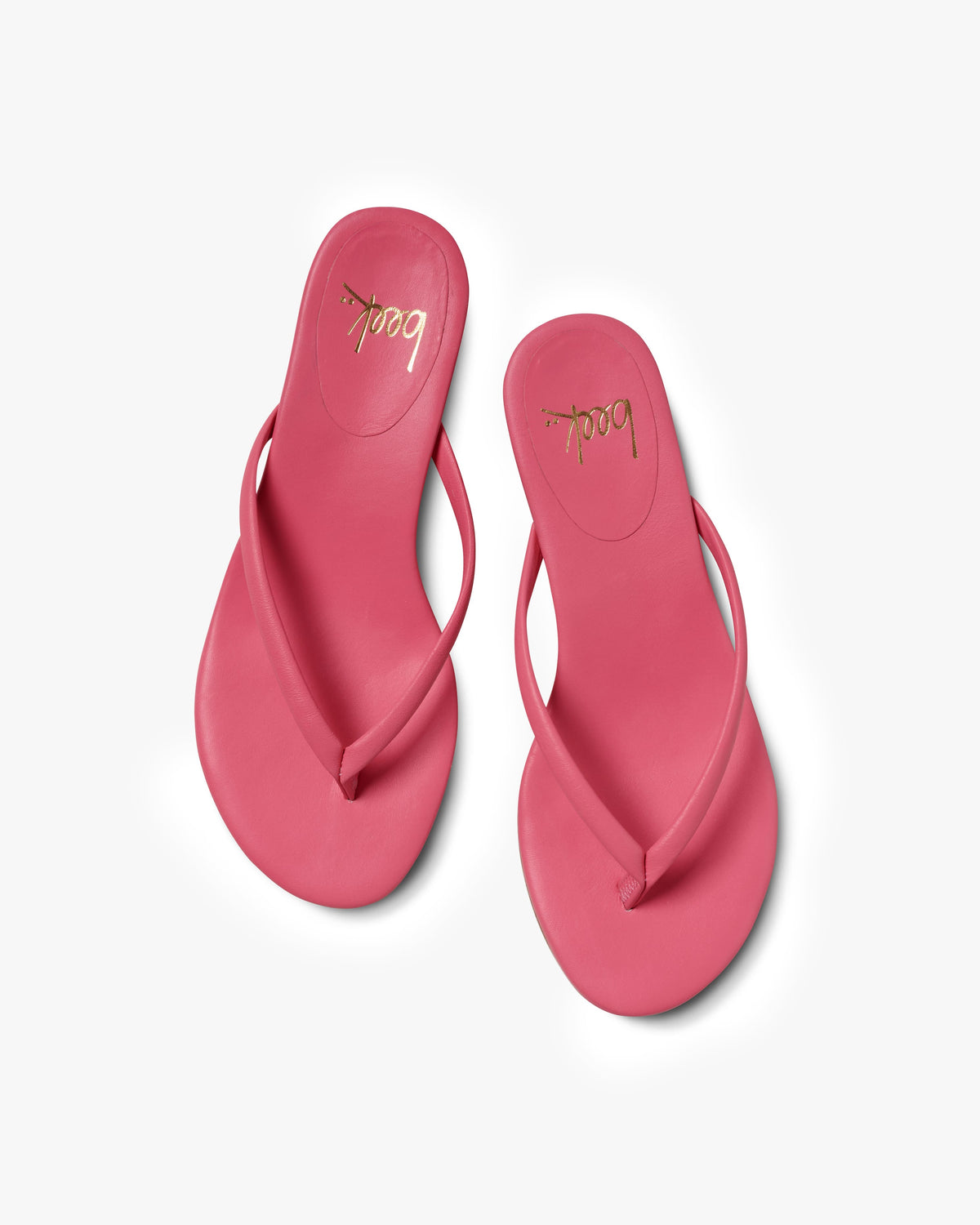 Corella leather kitten heel sandal in peony - product top shot