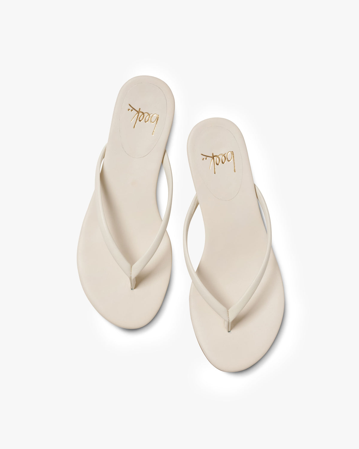 Corella leather kitten heel sandal in vanilla - product top shot