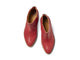 Cowbird leather ankle boots in red - product top shot