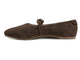 Crane suede mary jane shoe in coffee - product side shot
