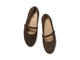 Crane suede mary jane shoe in coffee - product top shot