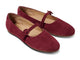 Crane suede mary jane shoes in port - product angle shot