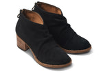 Eaglet suede boots in black - angle shot