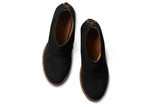 Eaglet suede boots in black - top shot