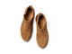 Falcon suede ankle booties in chestnut - product top shot