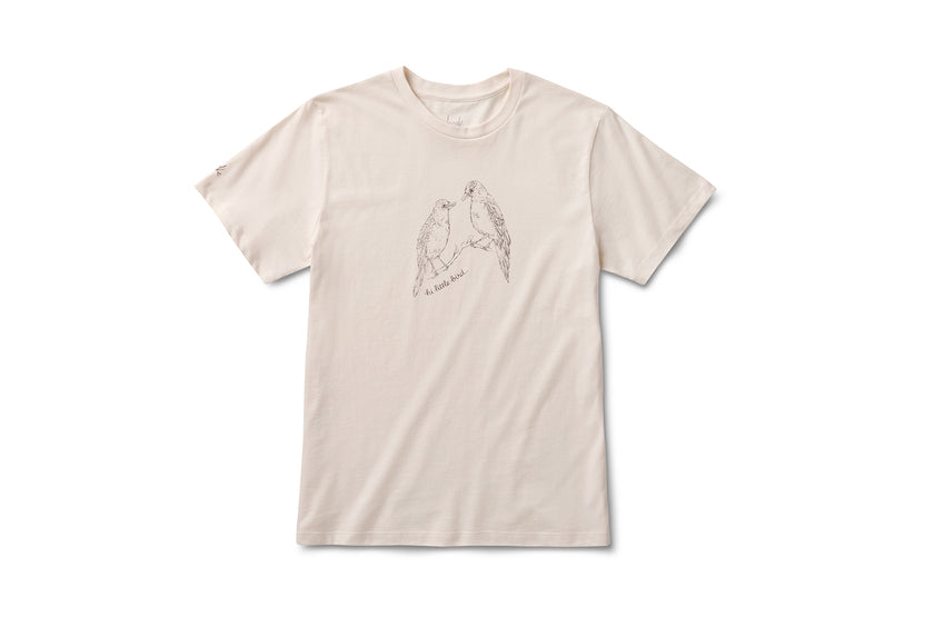 Feather Tee - Vintage White
