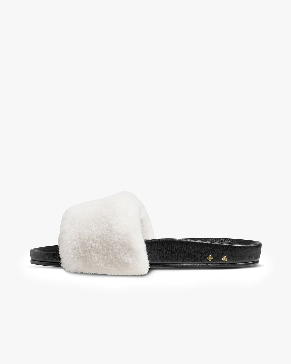 Gallito Más Shearling in natural/black - product side shot