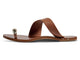 Goldfinch Leather toe-ring sandal in tan - product side shot