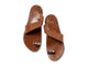 Goldfinch Leather toe-ring sandal in tan - product top shot