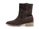 Grouse slouchy suede boot in coffee - product side shot