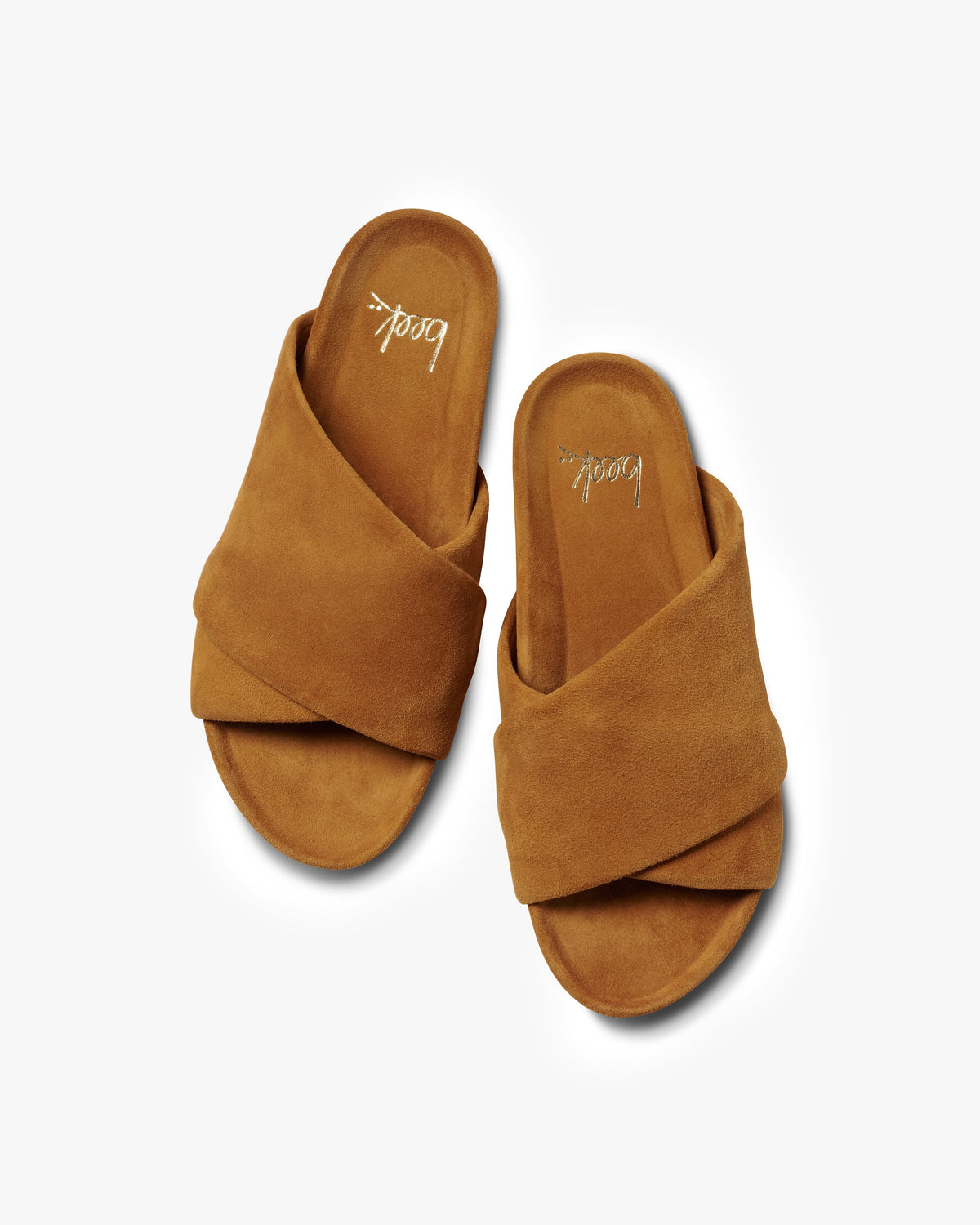 Kea slide sandal - caramel - top shot
