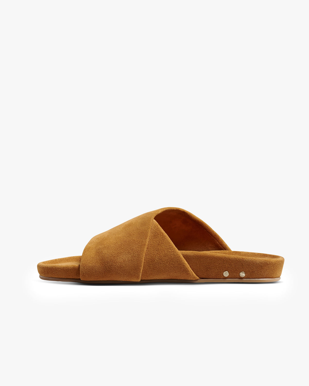 Kea slide sandal - caramel - side shot