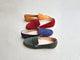 Group shot of Moorhen suede loafers in ivy, navy, port, caramel.
