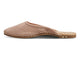 Phoebe Perforated leather ballet mule in blush - product side shot