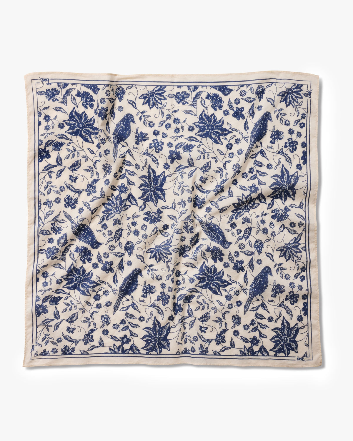 Pixie Scarf in navy - product shot