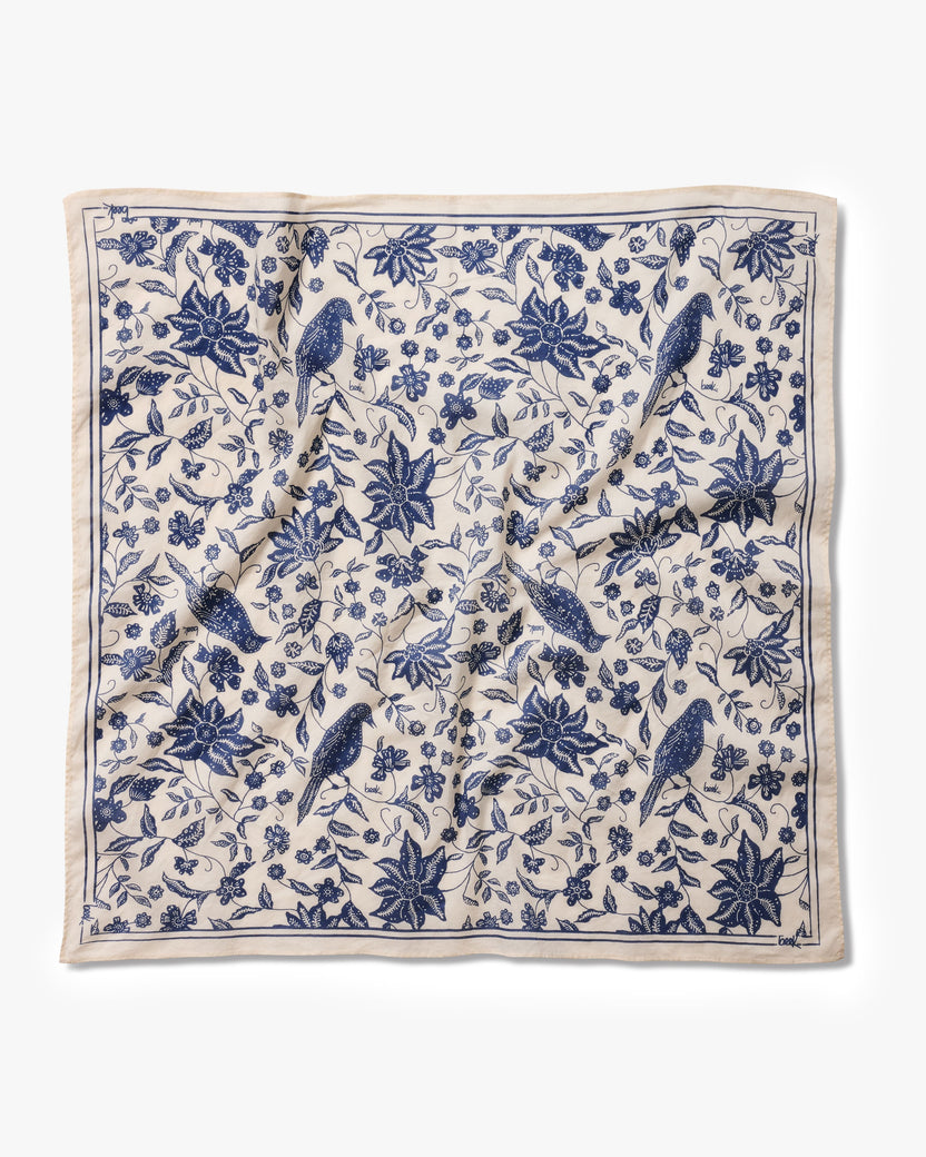 Pixie Scarf in navy - product shot
