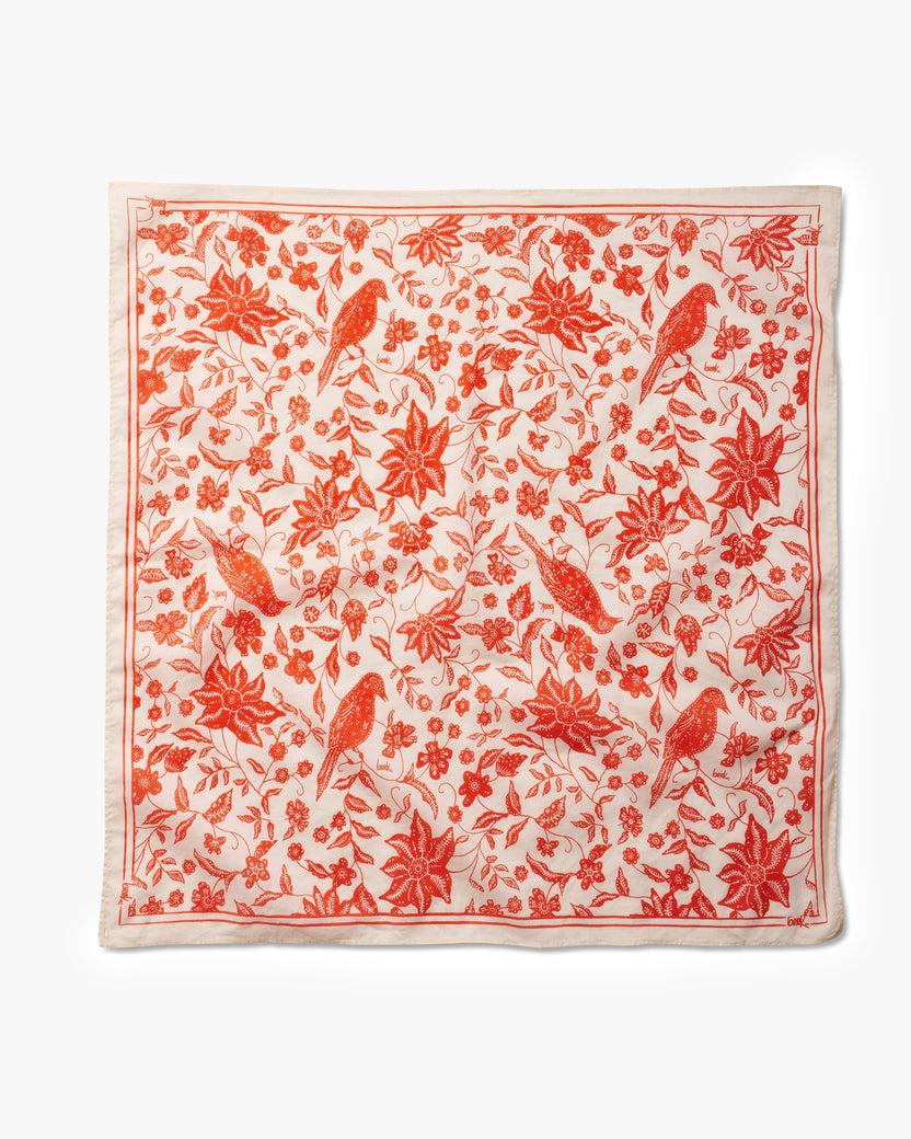 Pixie Scarf in tomato - product shot