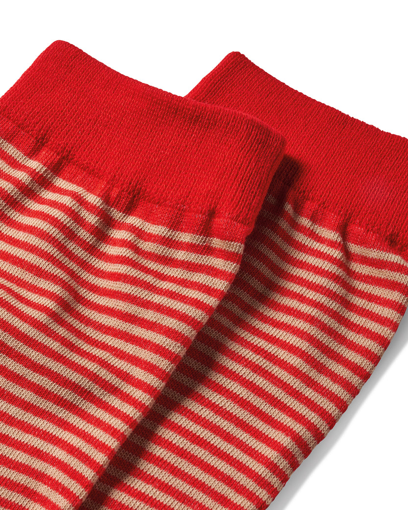 PUFFIN CREW SOCK - Poppy