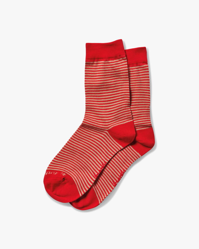 PUFFIN CREW SOCK - Poppy