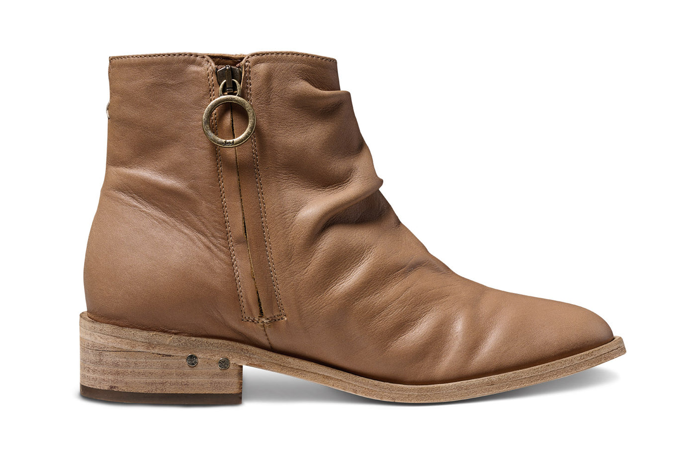 QUAIL Saddle Leather Ankle Boots beek