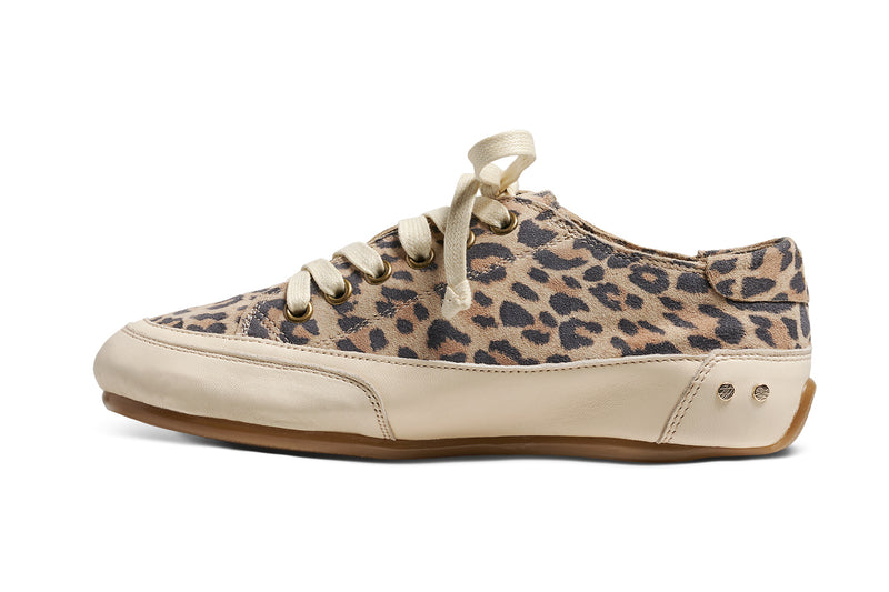 Sandpiper sneakers in leopard - product side shot