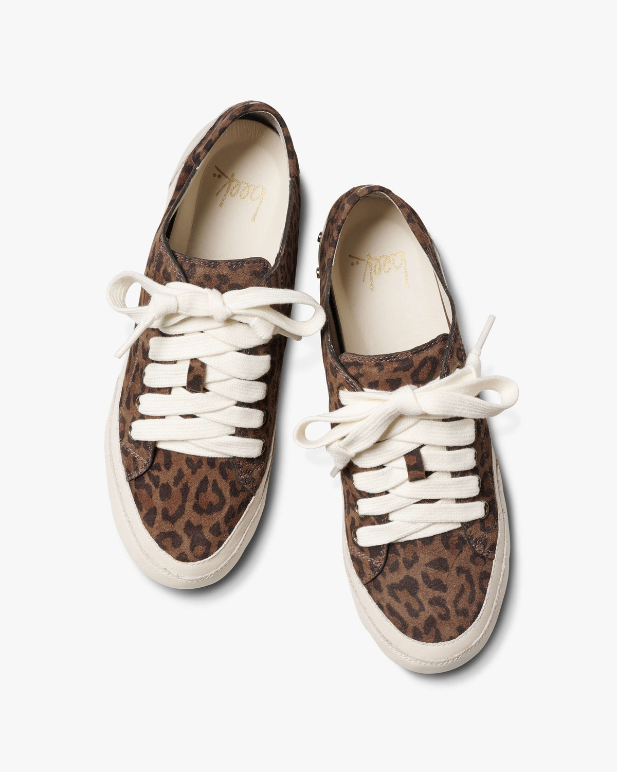 Sandpiper suede sneakers in leopard - product top shot