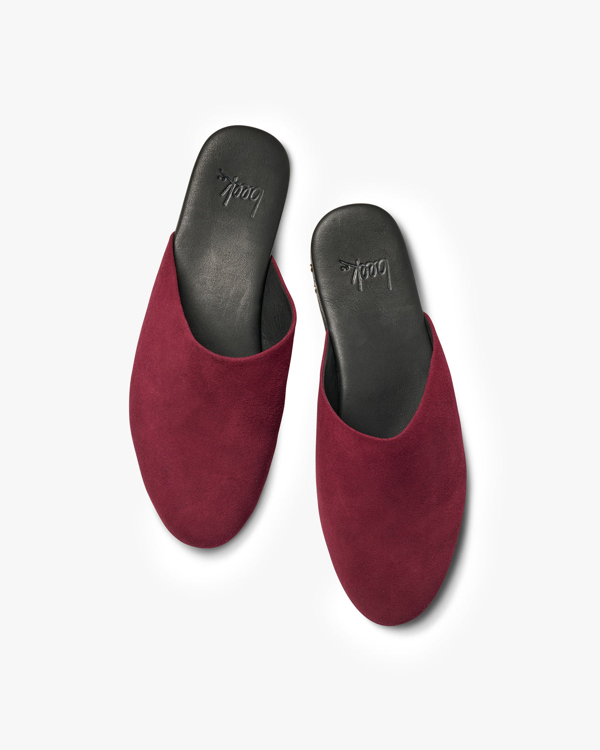 Siskin suede mule in port - product top shot