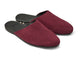 Siskin suede mule in port - product angle shot