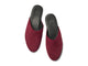 Siskin suede mule in port - product top shot