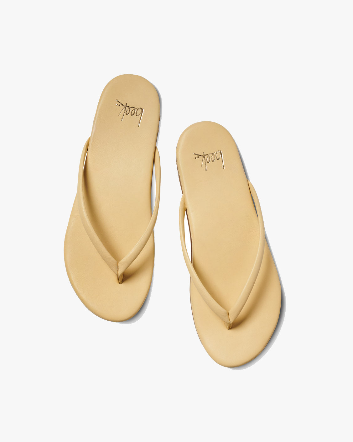 Sunbeam leather flip flop sandal in glow - product top shot