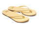 Sunbeam leather flip flop sandal in glow - product angle shot