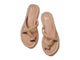 Sungem leather toe-ring sandals in beach - product top shot
