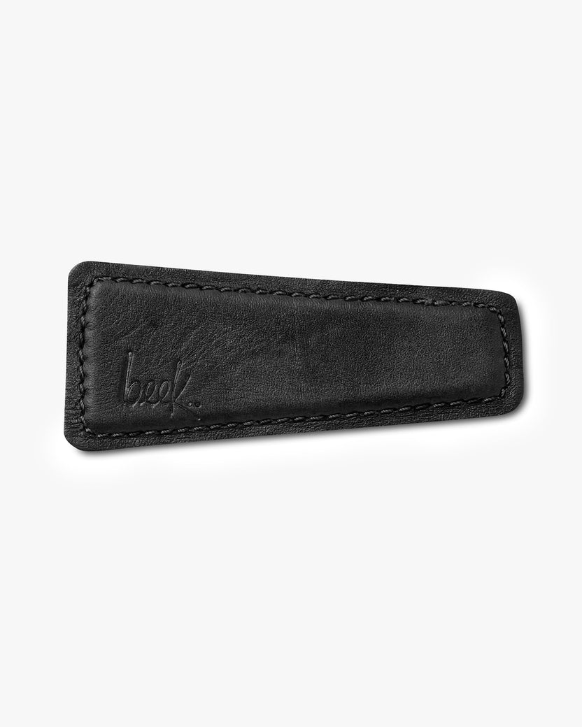 Triangle Leather Instep Pad - Black - single shot