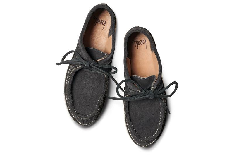 Towhee booties - charcoal - top shot